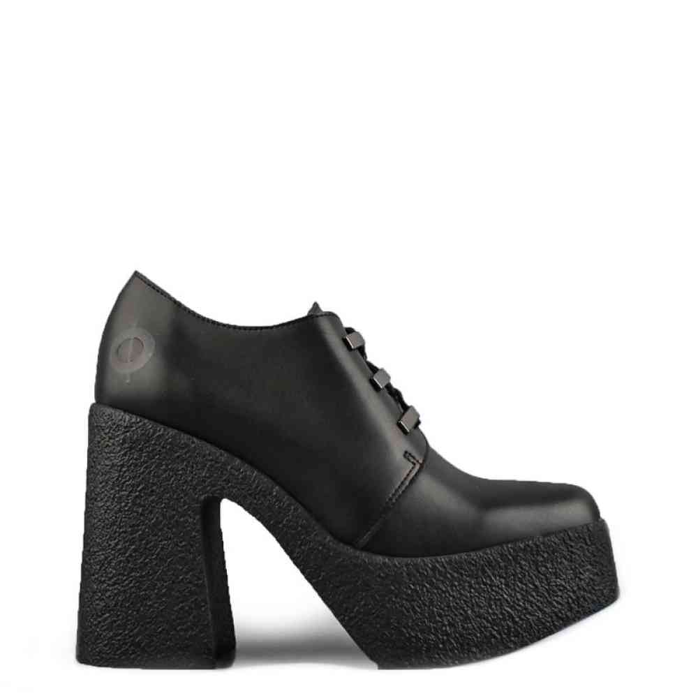 Altercore - Minevra Vegan Talons plateforme - Noir